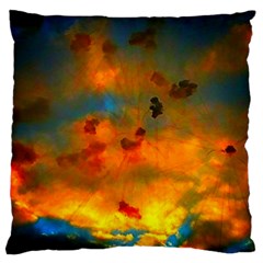 Tie-dye Sky Large Cushion Case (one Side) by okhismakingart