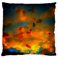 Tie-dye Sky Standard Flano Cushion Case (one Side) by okhismakingart