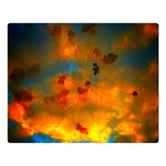 Tie-dye Sky Double Sided Flano Blanket (large)  by okhismakingart