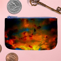 Tie-dye Sky Large Coin Purse by okhismakingart