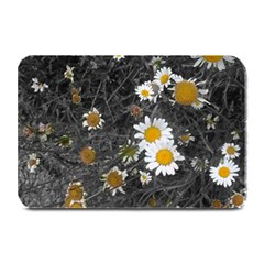 Black And White With Daisies Plate Mats by okhismakingart