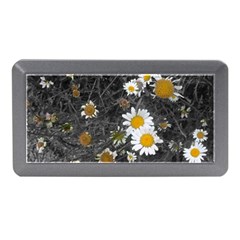 Black And White With Daisies Memory Card Reader (mini) by okhismakingart