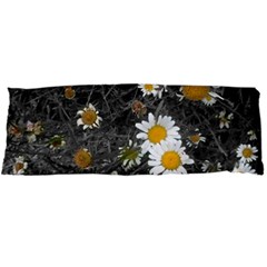 Black And White With Daisies Body Pillow Case Dakimakura (two Sides) by okhismakingart