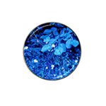 Blue Daisies Hat Clip Ball Marker (4 pack) Front