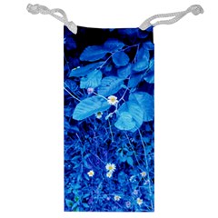 Blue Daisies Jewelry Bag by okhismakingart