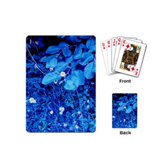 Blue Daisies Playing Cards (mini) by okhismakingart