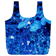 Blue Daisies Full Print Recycle Bag (xl) by okhismakingart