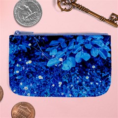 Blue Daisies Large Coin Purse by okhismakingart