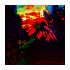 Neon Cone Flower Medium Glasses Cloth by okhismakingart