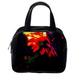 Neon Cone Flower Classic Handbag (Two Sides) Back