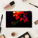 Neon Cone Flower Cosmetic Bag (Medium) Back