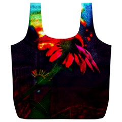 Neon Cone Flower Full Print Recycle Bag (xl) by okhismakingart