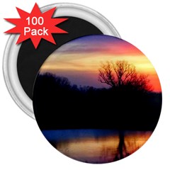 Pastel Sunrise 3  Magnets (100 Pack) by okhismakingart