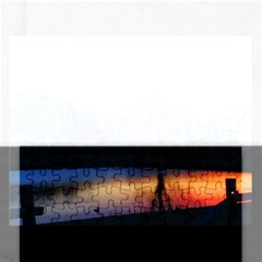 Pastel Sunrise Rectangular Jigsaw Puzzl by okhismakingart