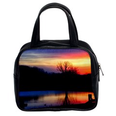 Pastel Sunrise Classic Handbag (two Sides) by okhismakingart