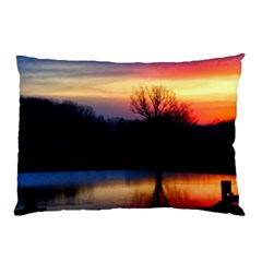 Pastel Sunrise Pillow Case by okhismakingart