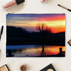 Pastel Sunrise Cosmetic Bag (xl) by okhismakingart