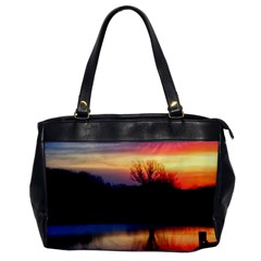 Pastel Sunrise Oversize Office Handbag by okhismakingart