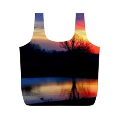 Pastel Sunrise Full Print Recycle Bag (m) by okhismakingart