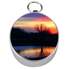 Pastel Sunrise Silver Compasses by okhismakingart