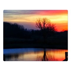 Pastel Sunrise Double Sided Flano Blanket (large)  by okhismakingart