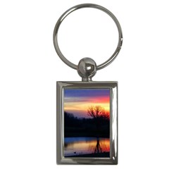 Pastel Sunrise Key Chains (rectangle)  by okhismakingart