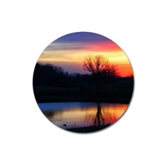 Pastel Sunrise Magnet 3  (round) by okhismakingart