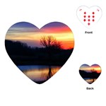 Pastel Sunrise Playing Cards (Heart) Front