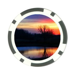 Pastel Sunrise Poker Chip Card Guard (10 Pack) by okhismakingart