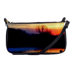 Pastel Sunrise Shoulder Clutch Bag by okhismakingart