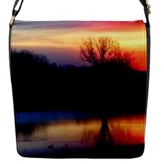 Pastel Sunrise Flap Closure Messenger Bag (s) by okhismakingart