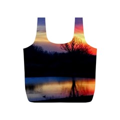 Pastel Sunrise Full Print Recycle Bag (s) by okhismakingart