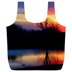 Pastel Sunrise Full Print Recycle Bag (xl) by okhismakingart