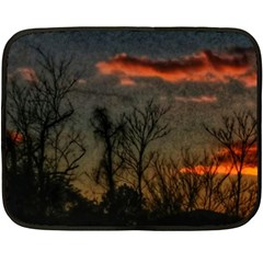 Old Sunset Double Sided Fleece Blanket (mini)  by okhismakingart