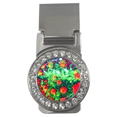 Intense Flowers Money Clips (cz) 