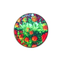 Intense Flowers Hat Clip Ball Marker (4 Pack)