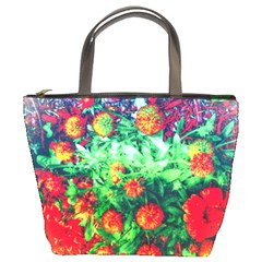 Intense Flowers Bucket Bag