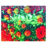 Intense Flowers Double Sided Flano Blanket (Medium)  60 x50  Blanket Front