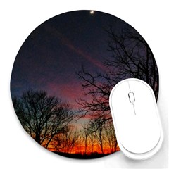 Darkness Falling Round Mousepads by okhismakingart