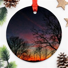 Darkness Falling Ornament (round) by okhismakingart