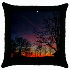 Darkness Falling Throw Pillow Case (black) by okhismakingart