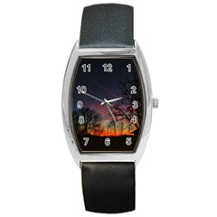 Darkness Falling Barrel Style Metal Watch by okhismakingart