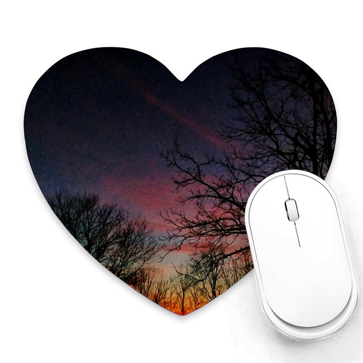 Darkness Falling Heart Mousepads