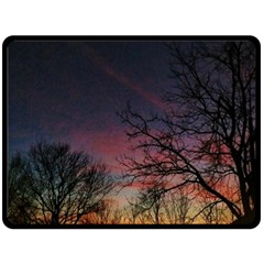 Darkness Falling Double Sided Fleece Blanket (large)  by okhismakingart