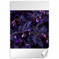 Purple Nettles Canvas 12  X 18 