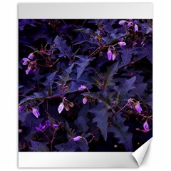 Purple Nettles Canvas 16  X 20  by okhismakingart