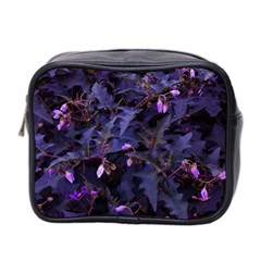 Purple Nettles Mini Toiletries Bag (two Sides) by okhismakingart