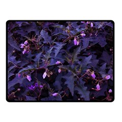 Purple Nettles Double Sided Fleece Blanket (small)  by okhismakingart