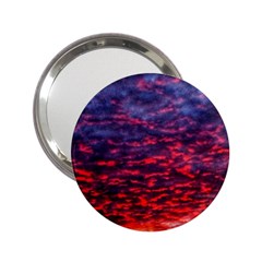 Blood Red Sunrise 2 25  Handbag Mirrors by okhismakingart