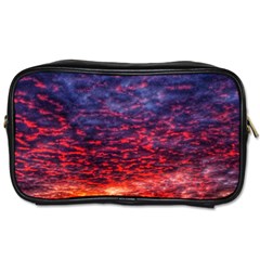 Blood Red Sunrise Toiletries Bag (two Sides) by okhismakingart